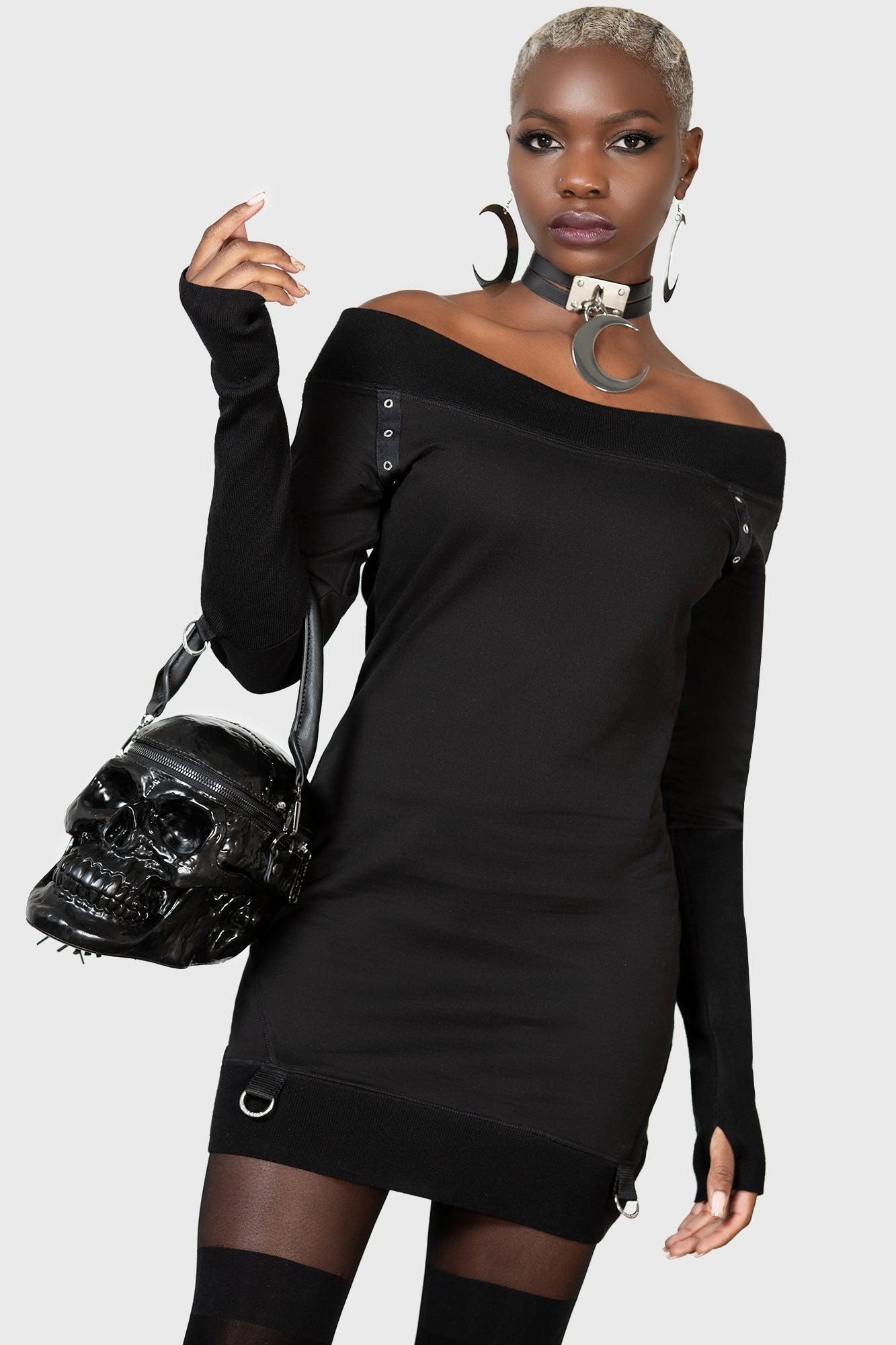 Wicked Riffs Sweater Dress Female Product Image