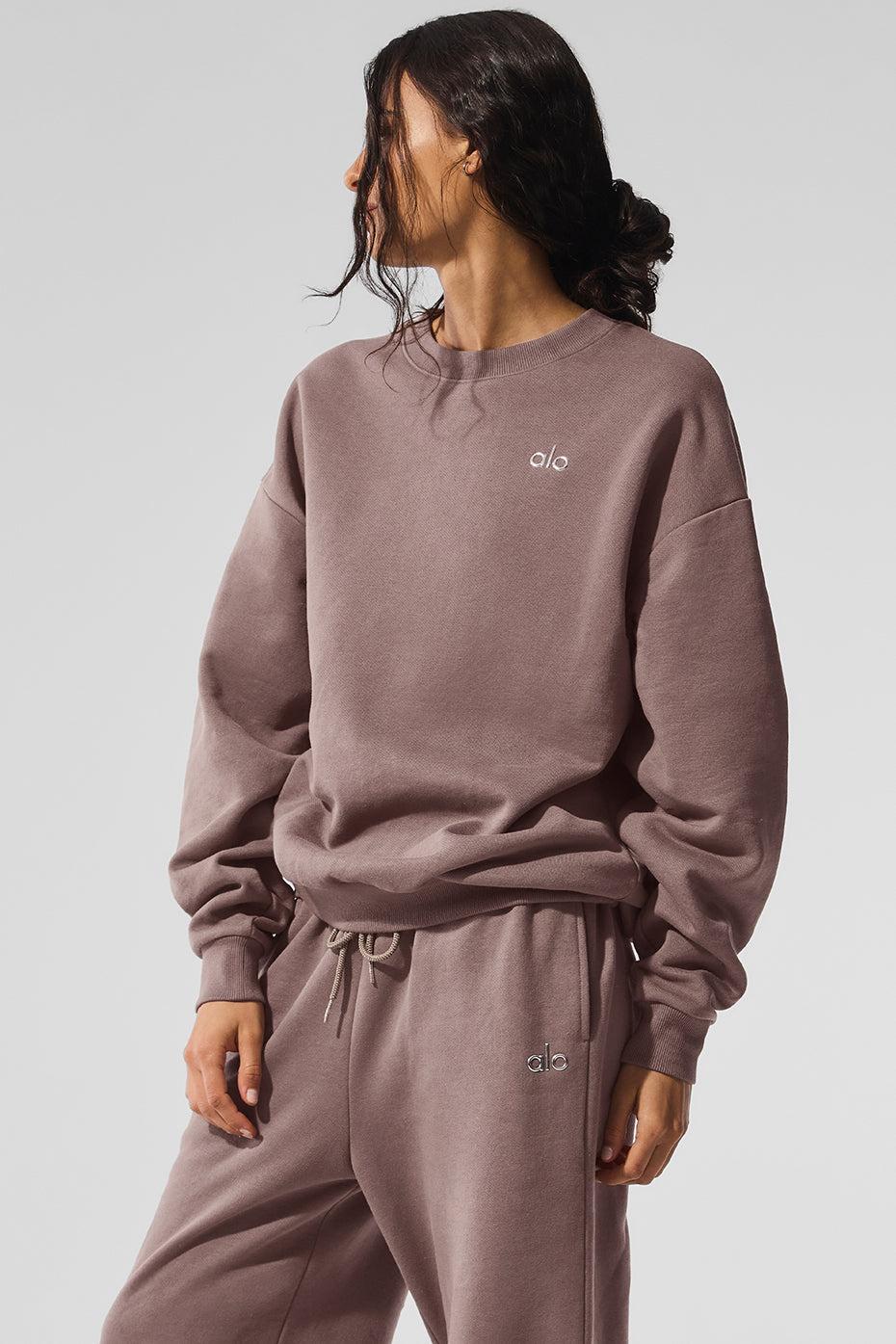 Accolade Crew Neck Pullover - Mushroom Product Image