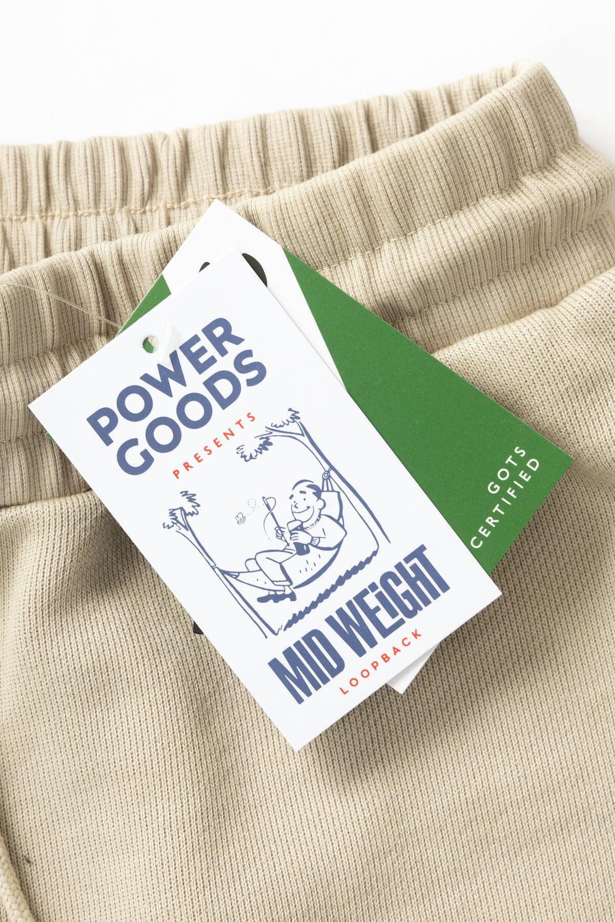 Power Goods - Loopback Sweatpants - Bone Product Image