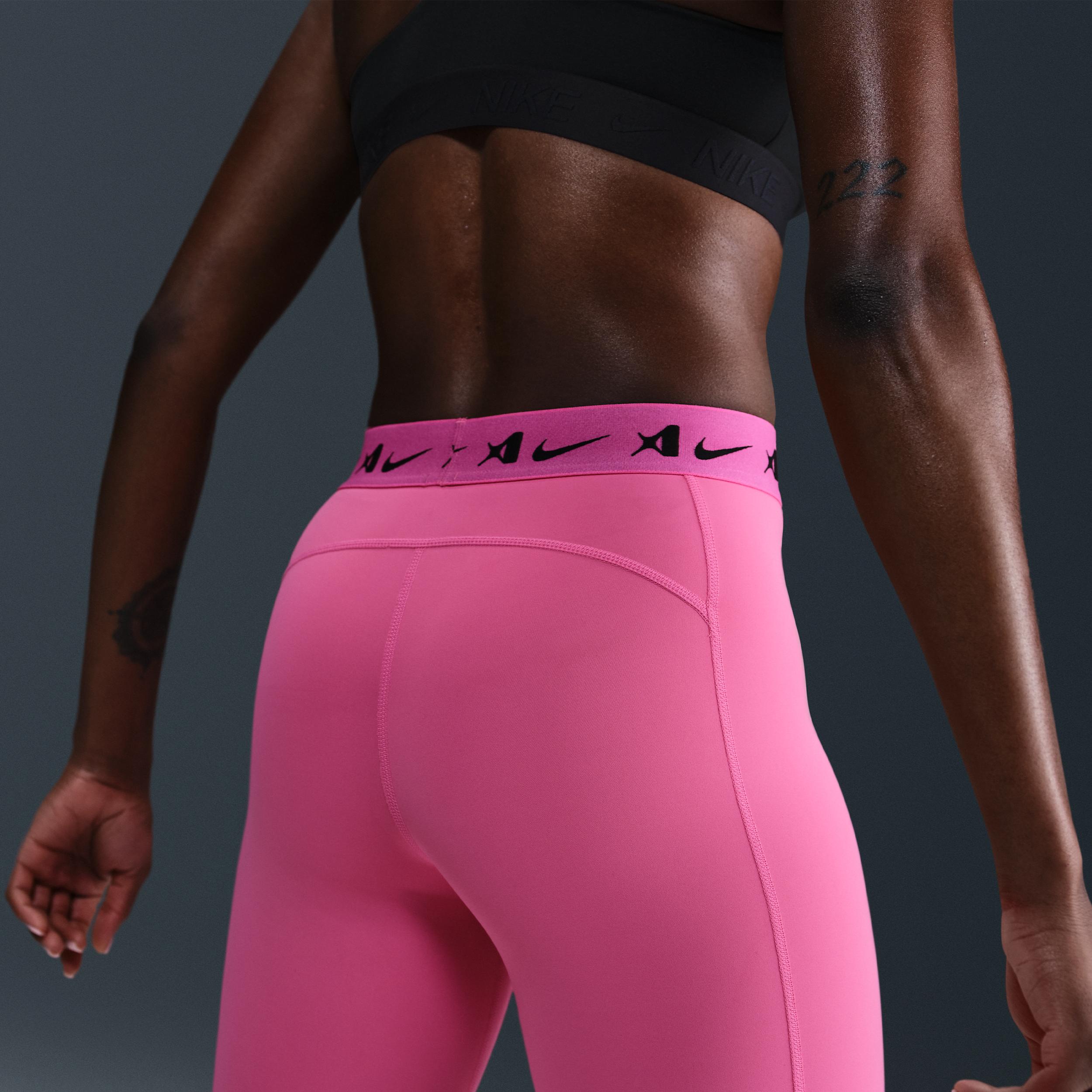 Nike Women's A'ja Wilson A'symmetric Mid-Rise Single-Leg Basketball Leggings Product Image