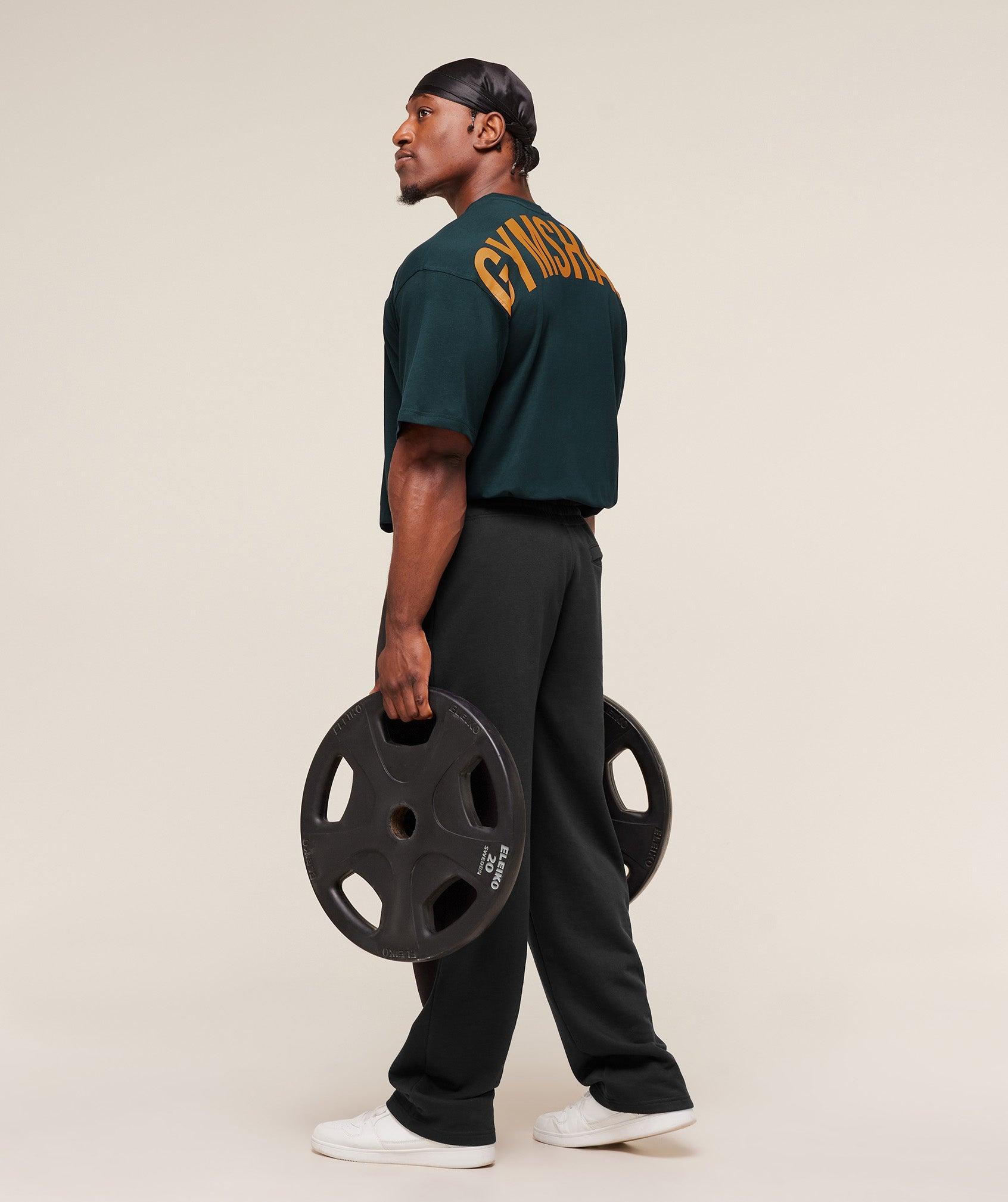 Gymshark Power T-Shirt - Deep Petrol Blue Male Product Image