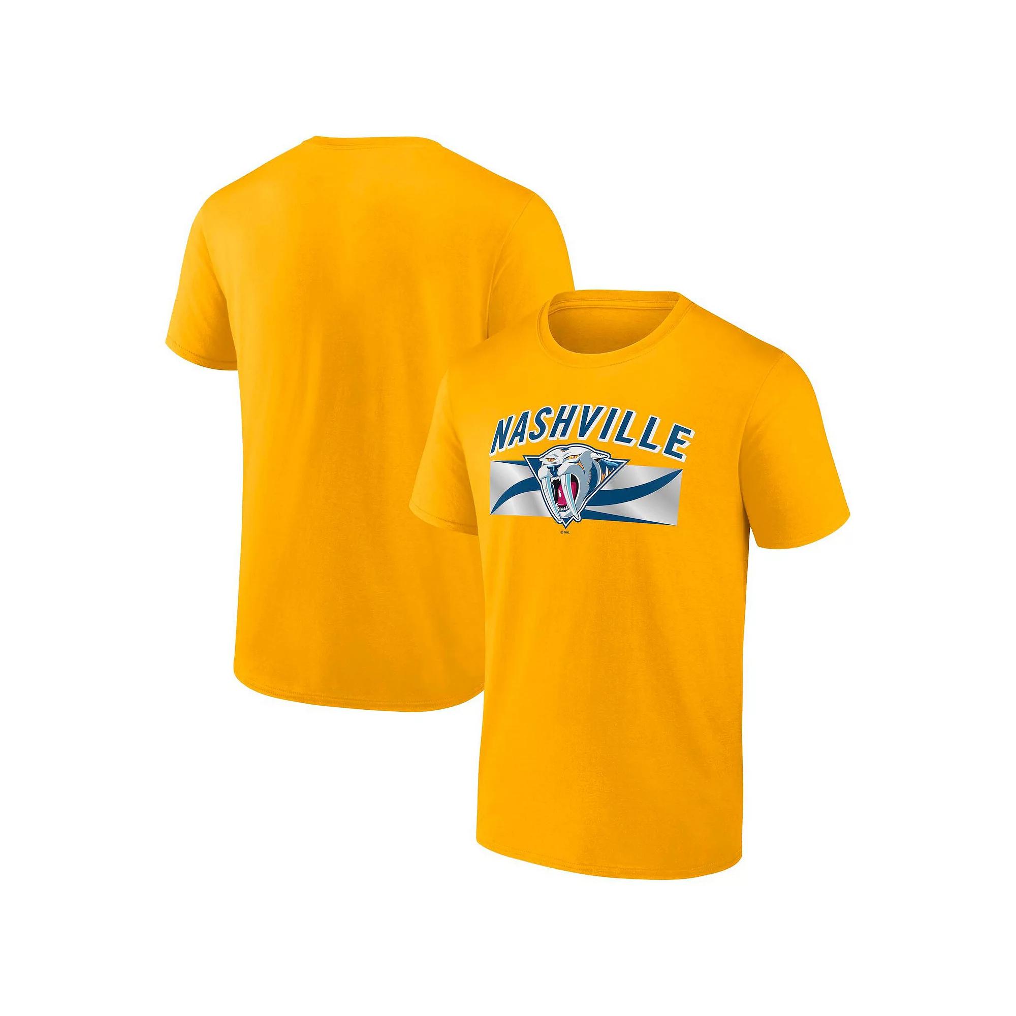 Men's Fanatics Gold Nashville Predators Confidential Program T-Shirt,  Product Image