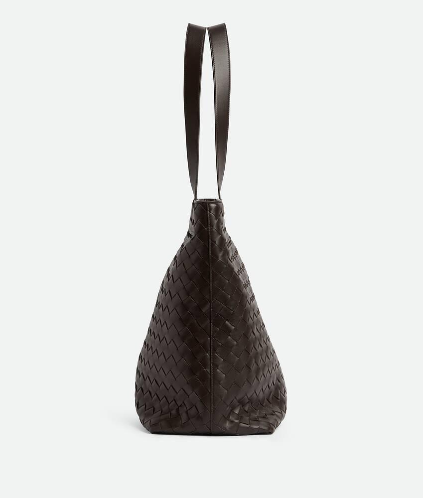 Men's Large Intrecciato Zipped Tote in Fondant Product Image