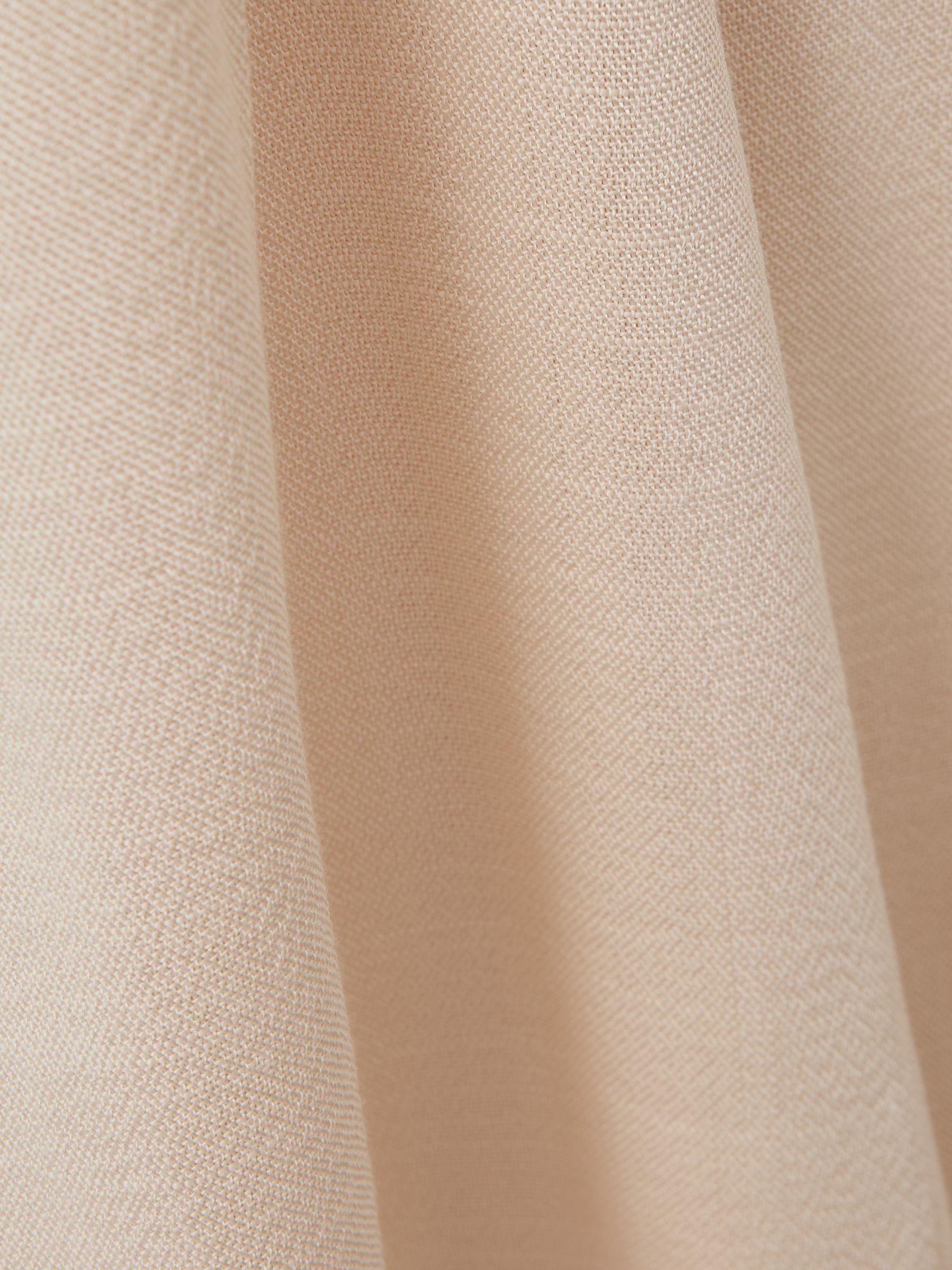 Atelier Italian Textured Slim Flared Suit Trousers in Blush Product Image