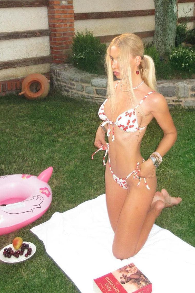 Sweet Cherry 2 Piece Bikini - White/combo Product Image
