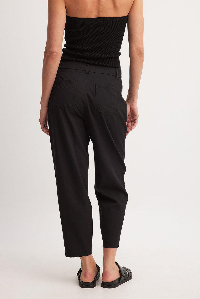 High Waist Barrel Leg Pants Product Image