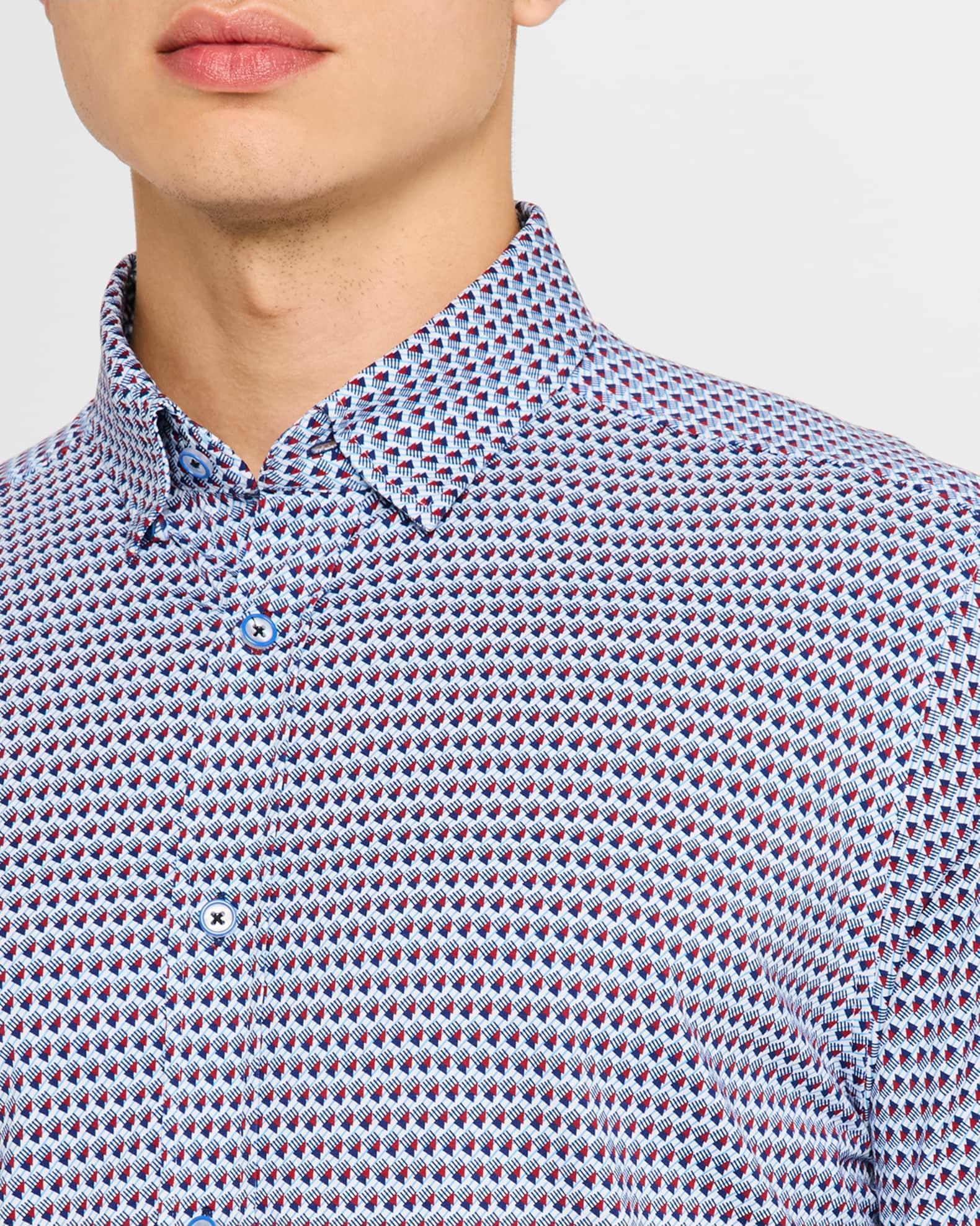 Men's Marion Cotton-Stretch Sport Shirt Product Image