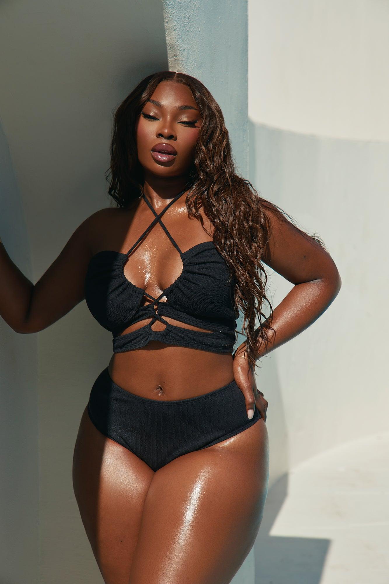 Julietta Cutout 2 Piece Swimsuit - Black Product Image