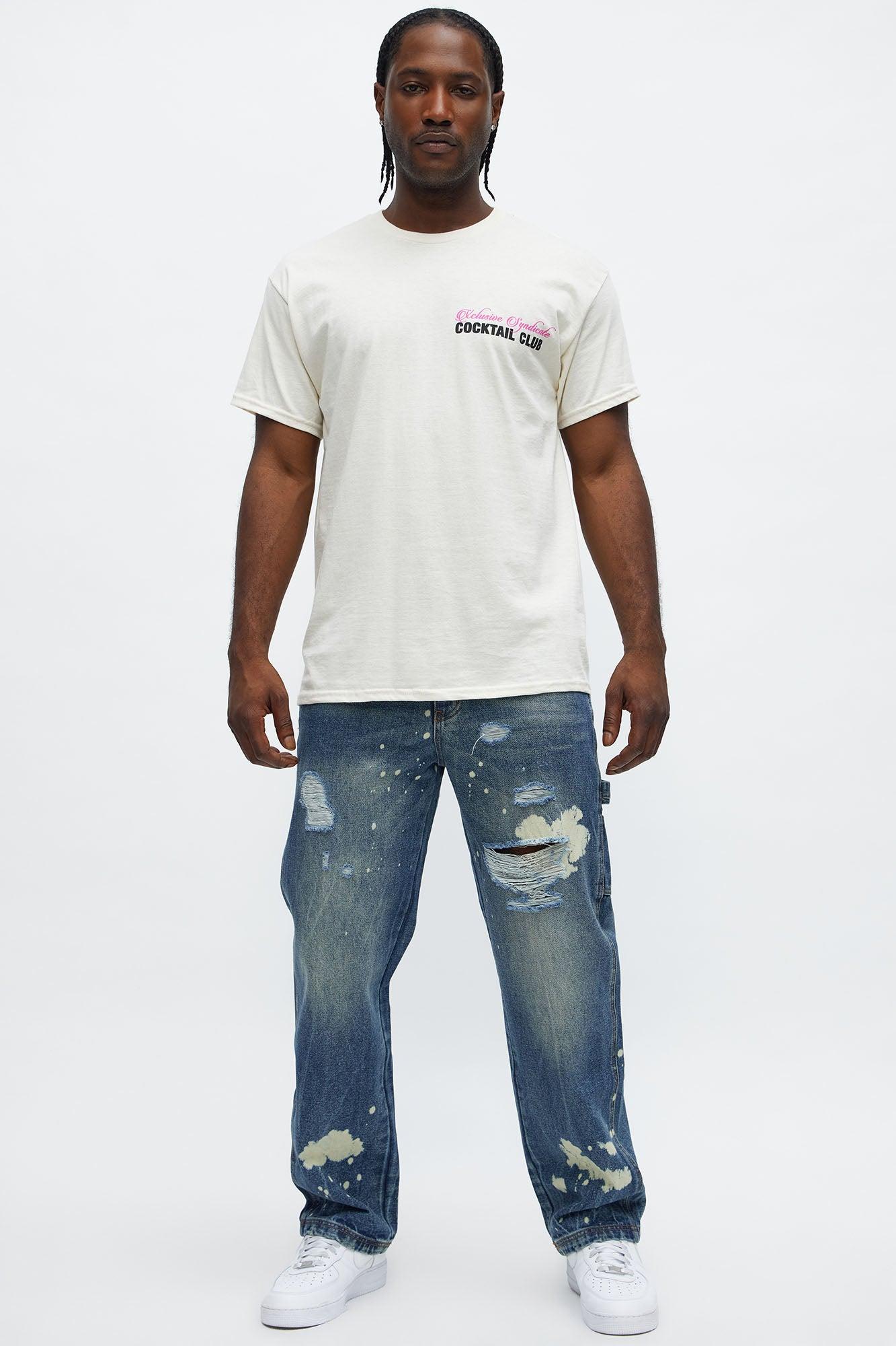 Xclusive Syndicate Short Sleeve Tee - Cream Male Product Image