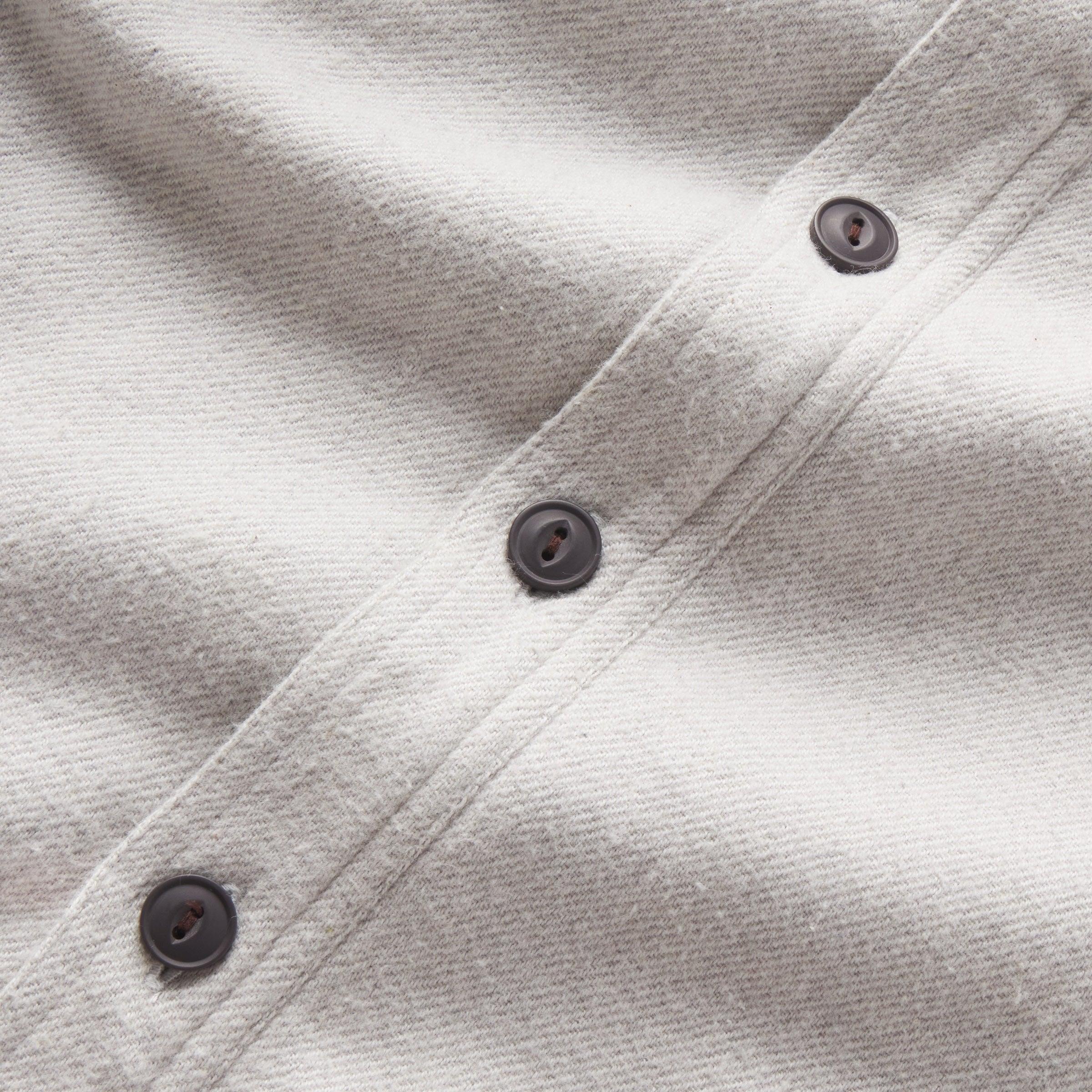 Flannel Twill Shirt Jacket - Glacier Gray Product Image