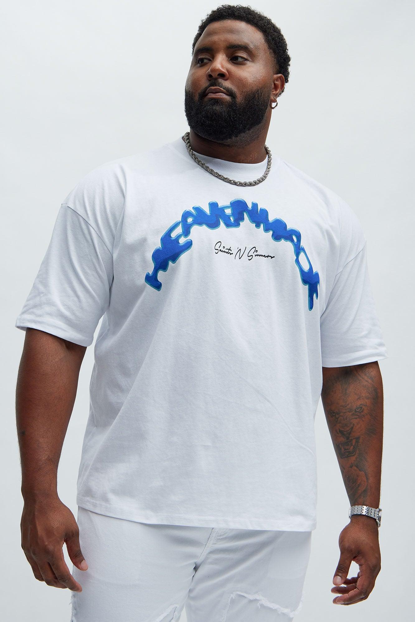 Heaven Made Oversized Short Sleeve Tee - White Product Image
