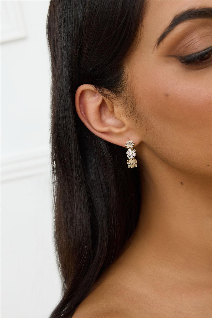 Dazzle Desert Earrings Gold Product Image