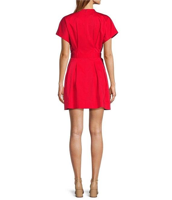 Antonio Melani Sylvia Belted Mock Neck Dress Product Image