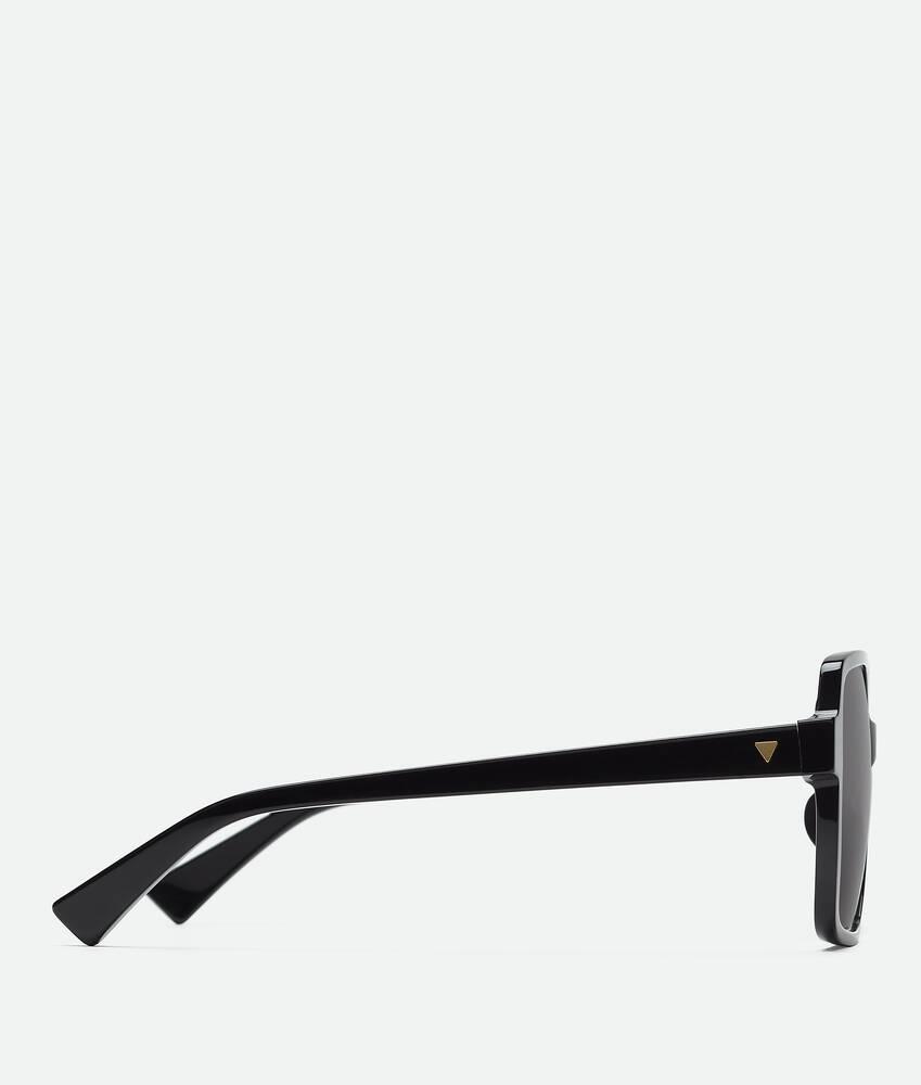 Soft Square Sunglasses in Black/grey Product Image