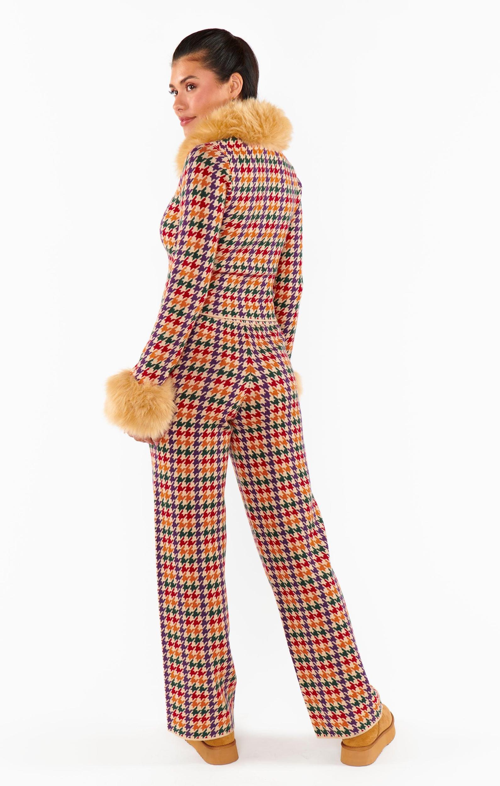 Zermatt Sweater Pant ~ Valley Houndstooth Knit Product Image