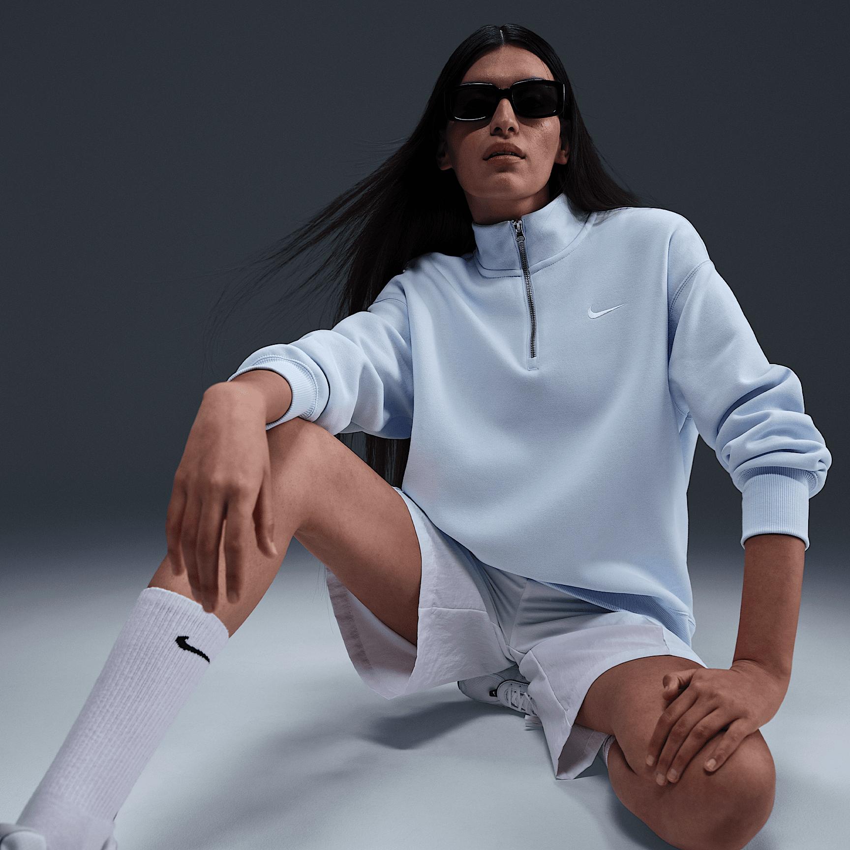 Nike Sportswear Phoenix Fleece Women's Oversized 1/4-Zip Long Sweatshirt Product Image