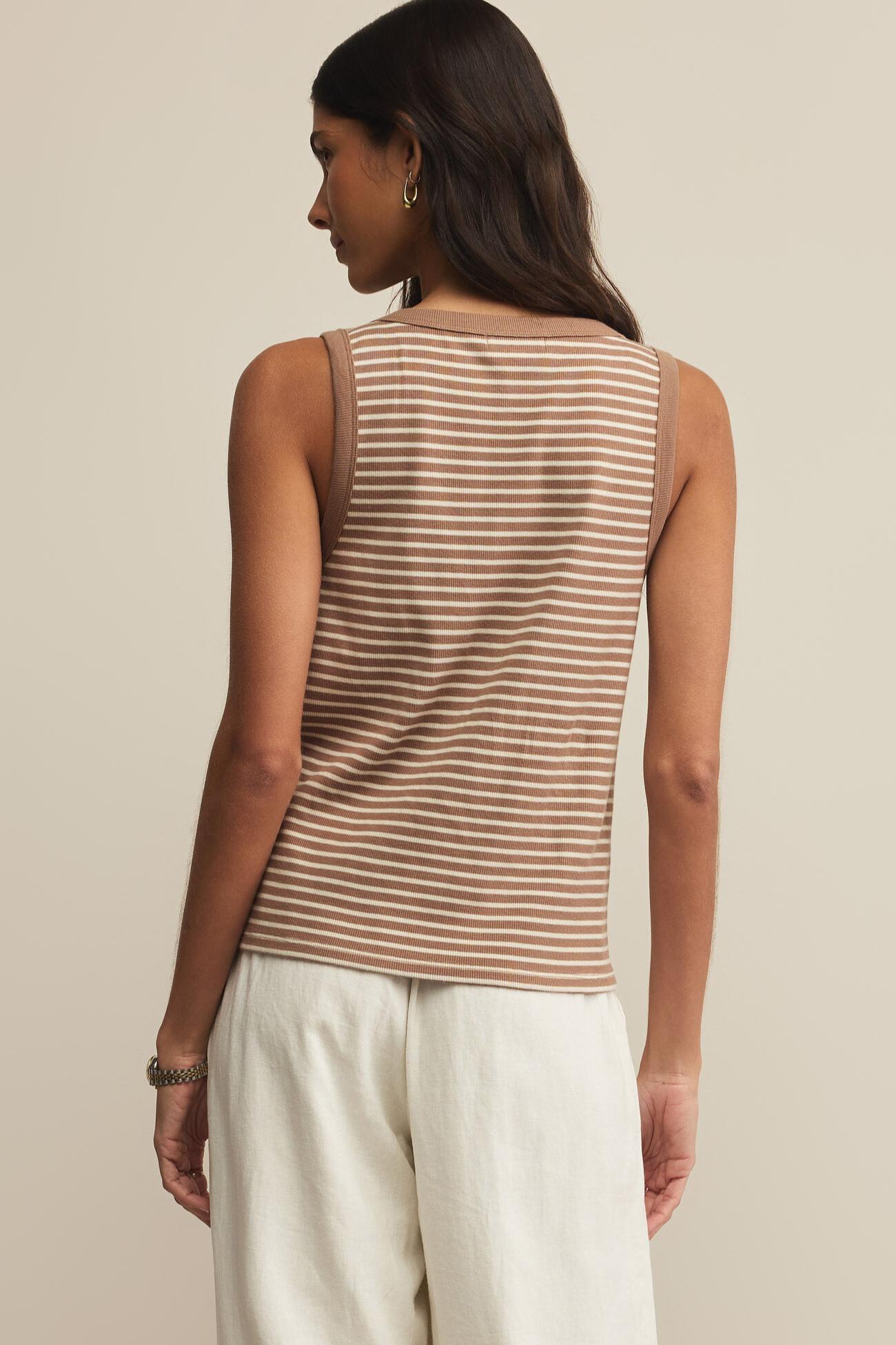 Elin Stripe RibTank Product Image