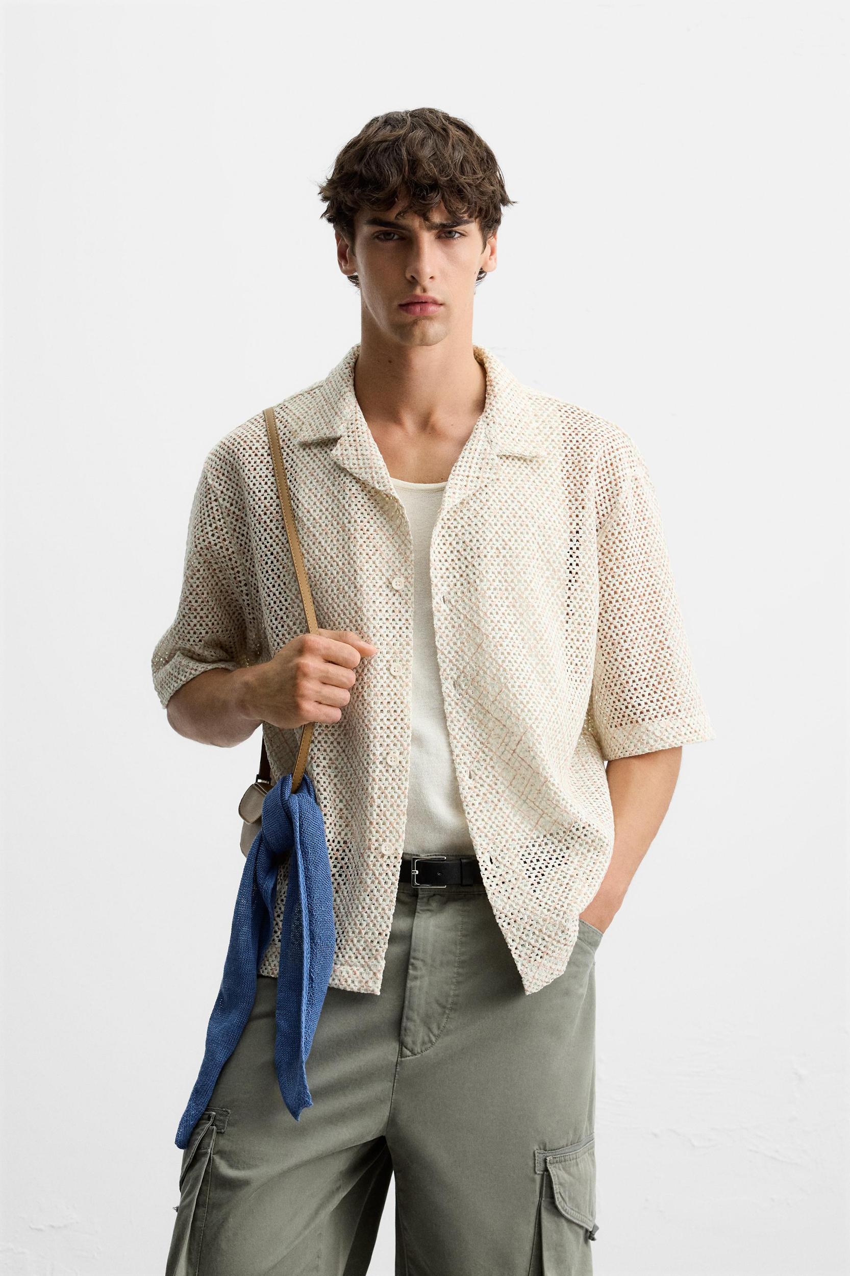 TEXTURED WEAVE SHIRT Product Image