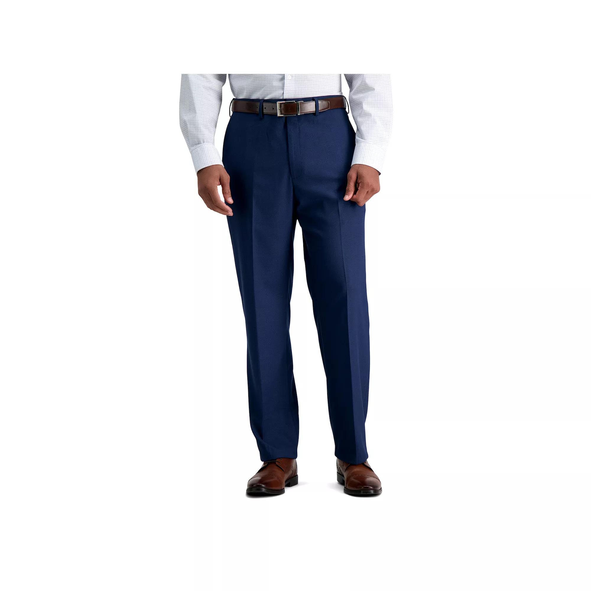 Men's Haggar® Premium Classic-Fit Flat-Front Stretch Suit Pants,  Product Image
