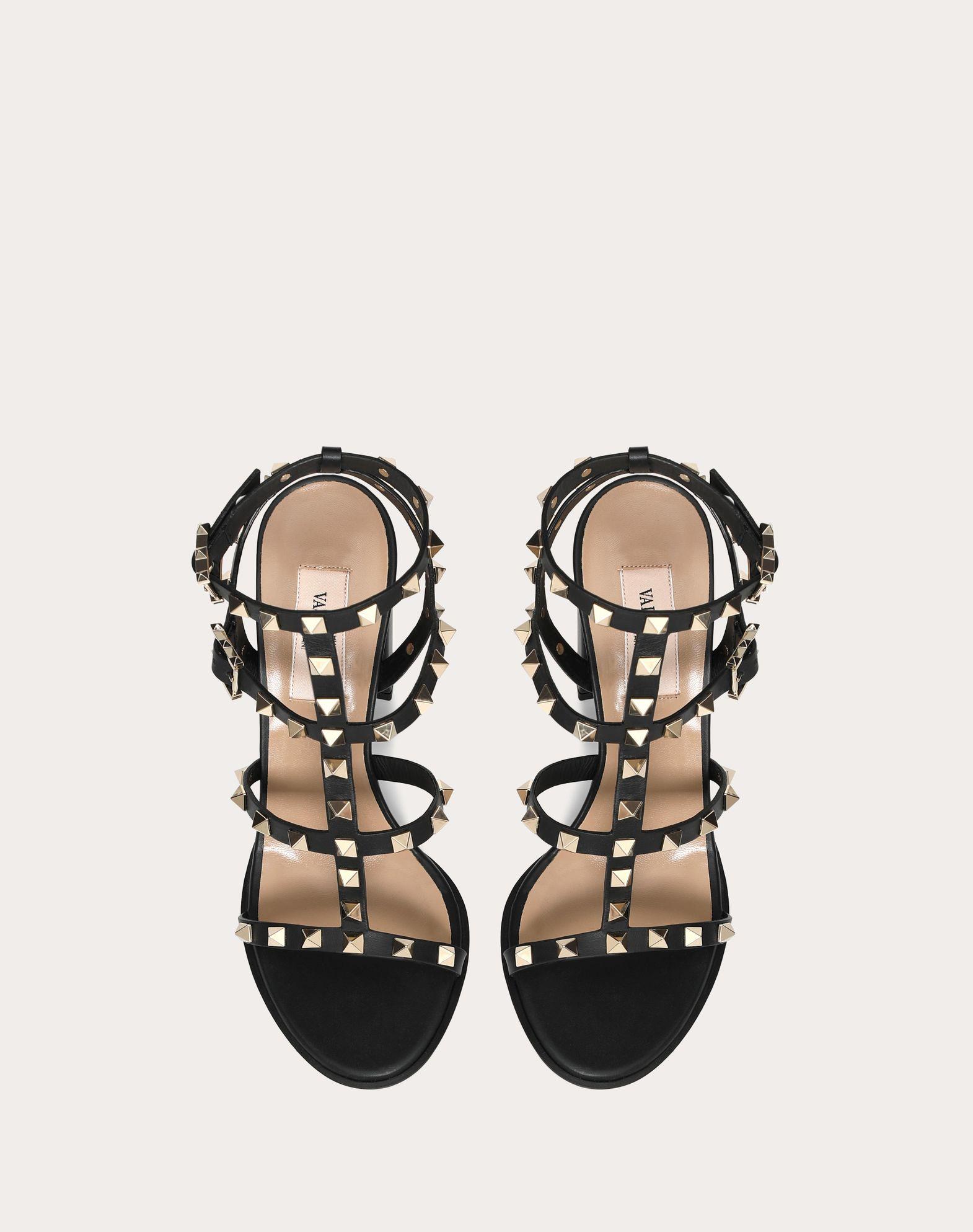 Rockstud Ankle Strap Sandal 90 Mm Product Image