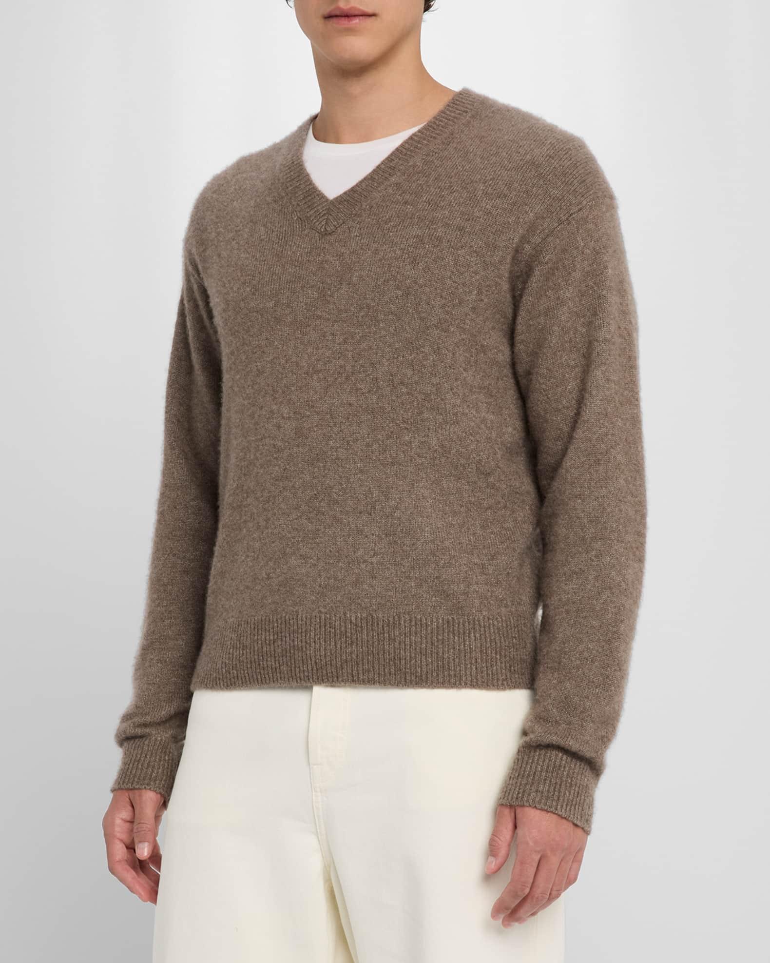 Men's V-Neck Light Cashmere Sweater Product Image