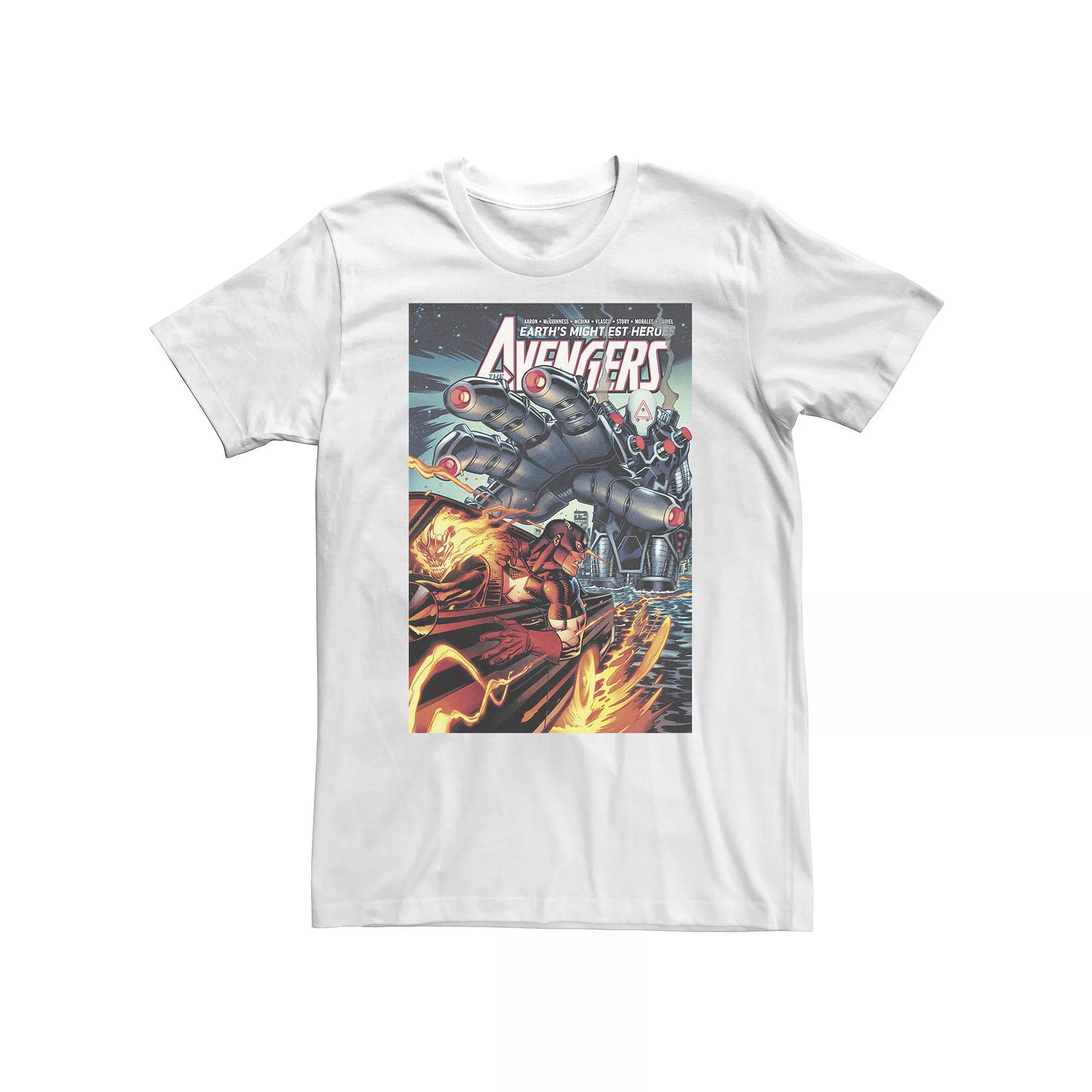 Big & Tall Marvel Avengers Loki Comic Cover Tee, Men's,  Product Image