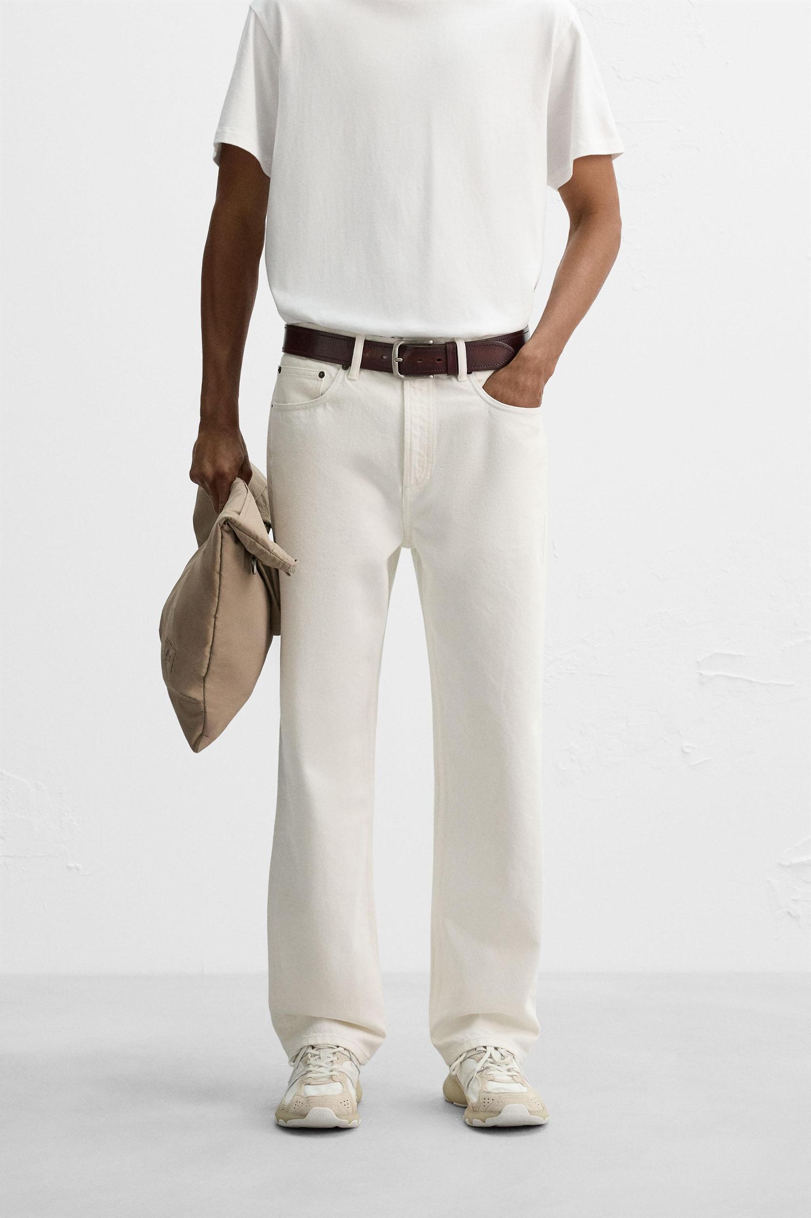 STRAIGHT ANKLE FIT JEANS Product Image