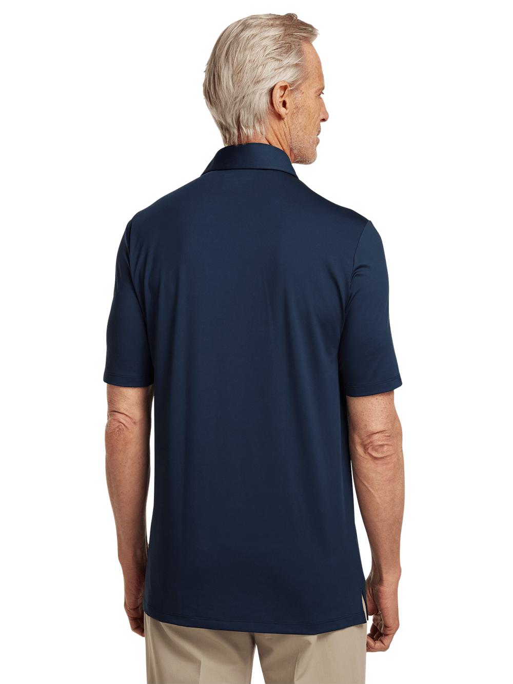 Performance Blend Three Button Polo - Navy Product Image