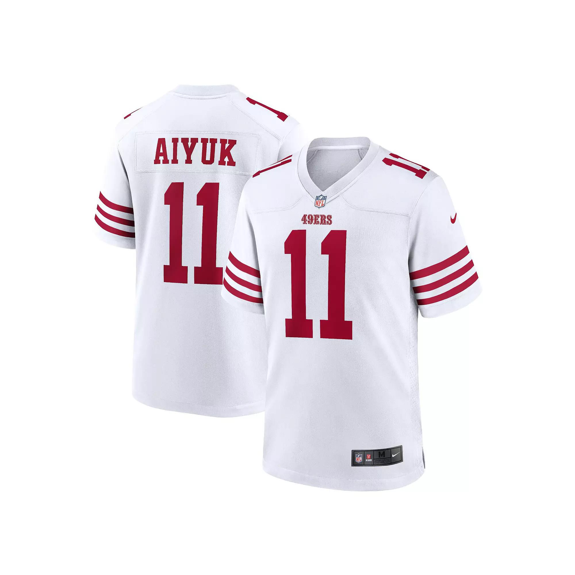 Men's Nike Brandon Aiyuk White San Francisco 49ers Player Game Jersey, Size: Medium Product Image