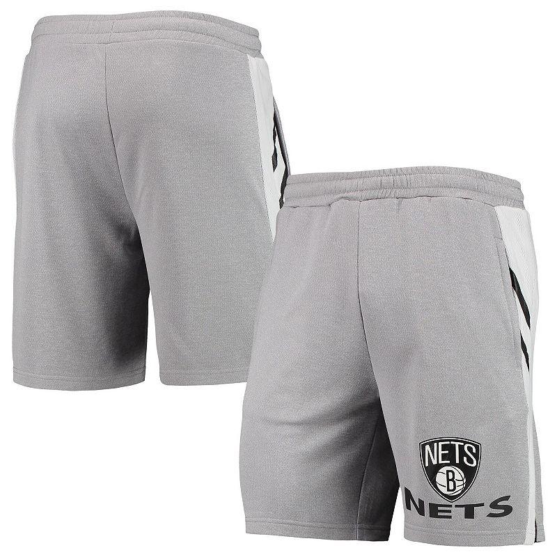 Men's Concepts Sport Gray Brooklyn Nets Stature Shorts,  Product Image