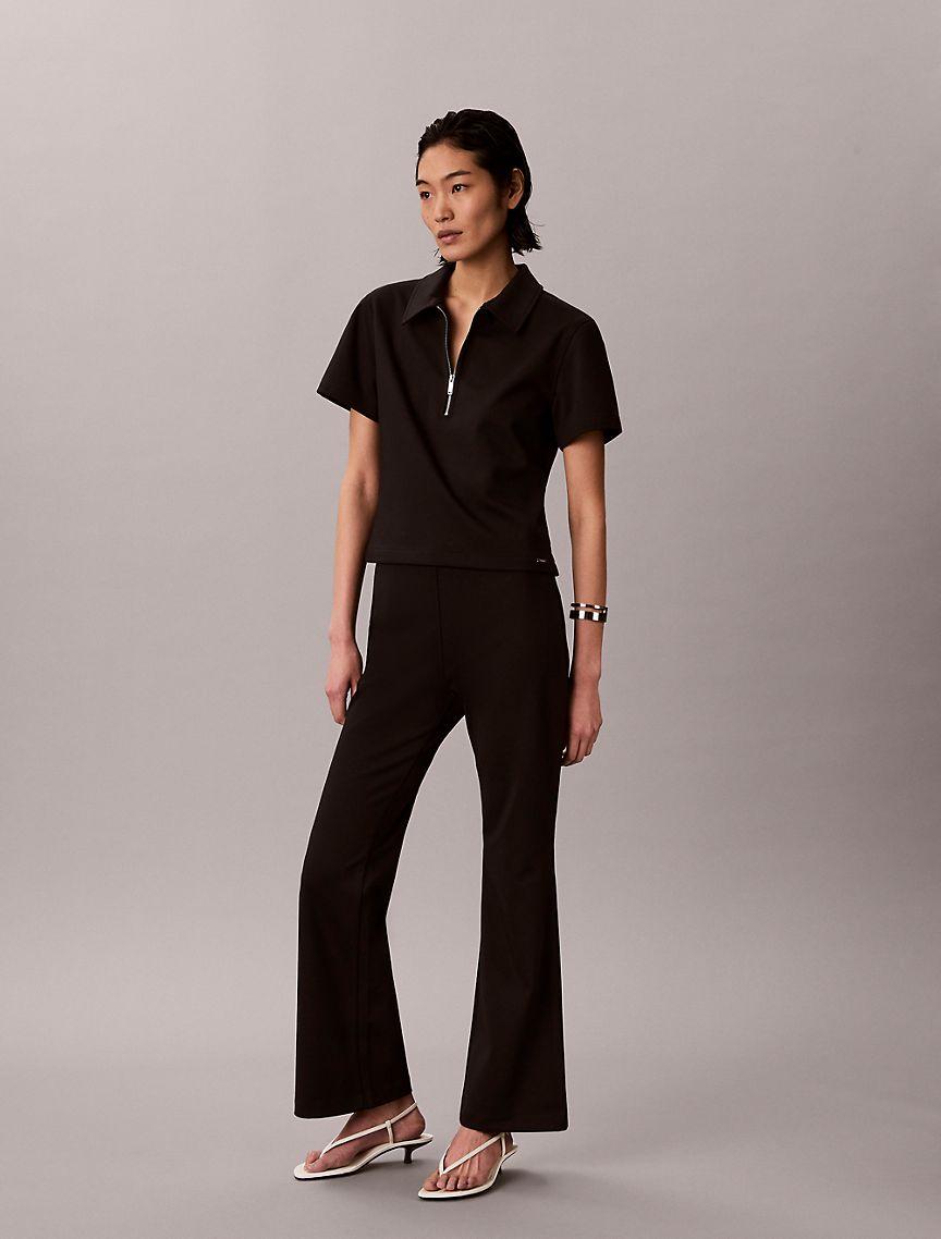 Ponte Flared Pants Product Image