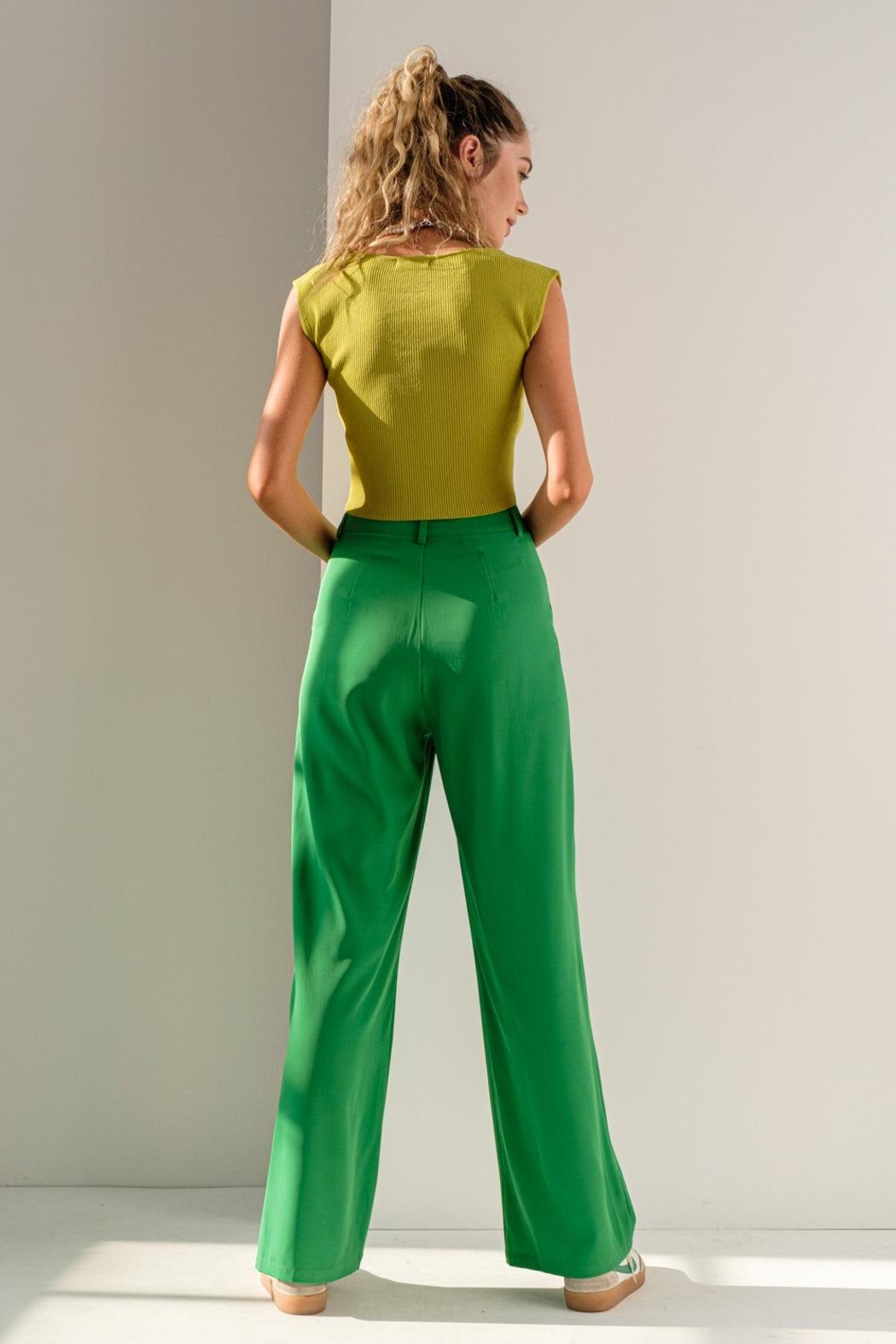 "Avery" Square Neck Ribbed Top Product Image