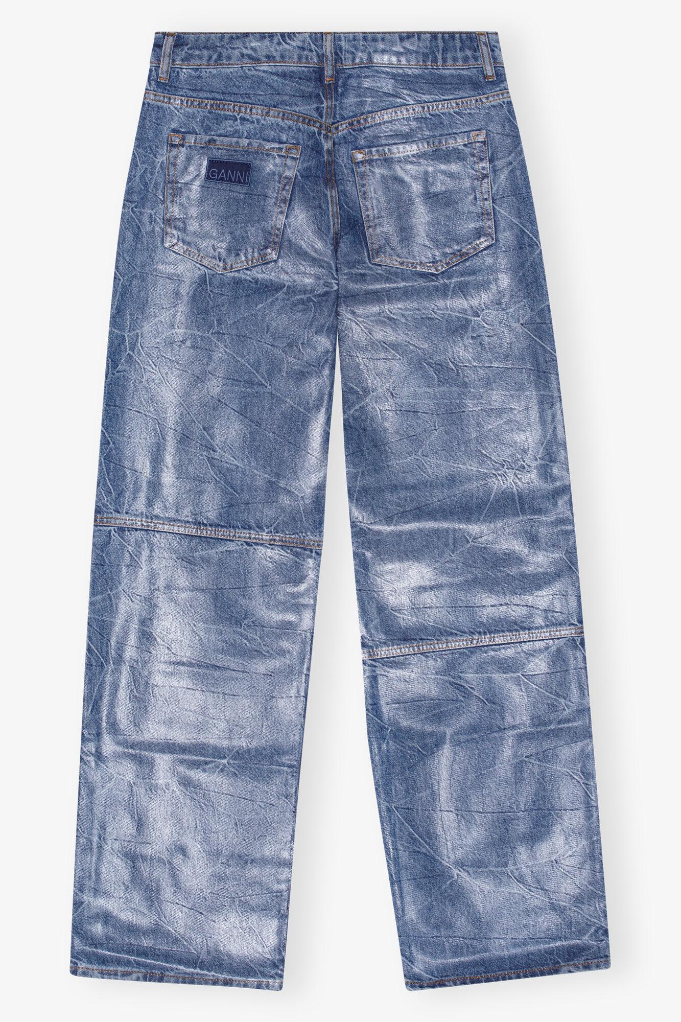 Blue Foil Izey Jeans Product Image