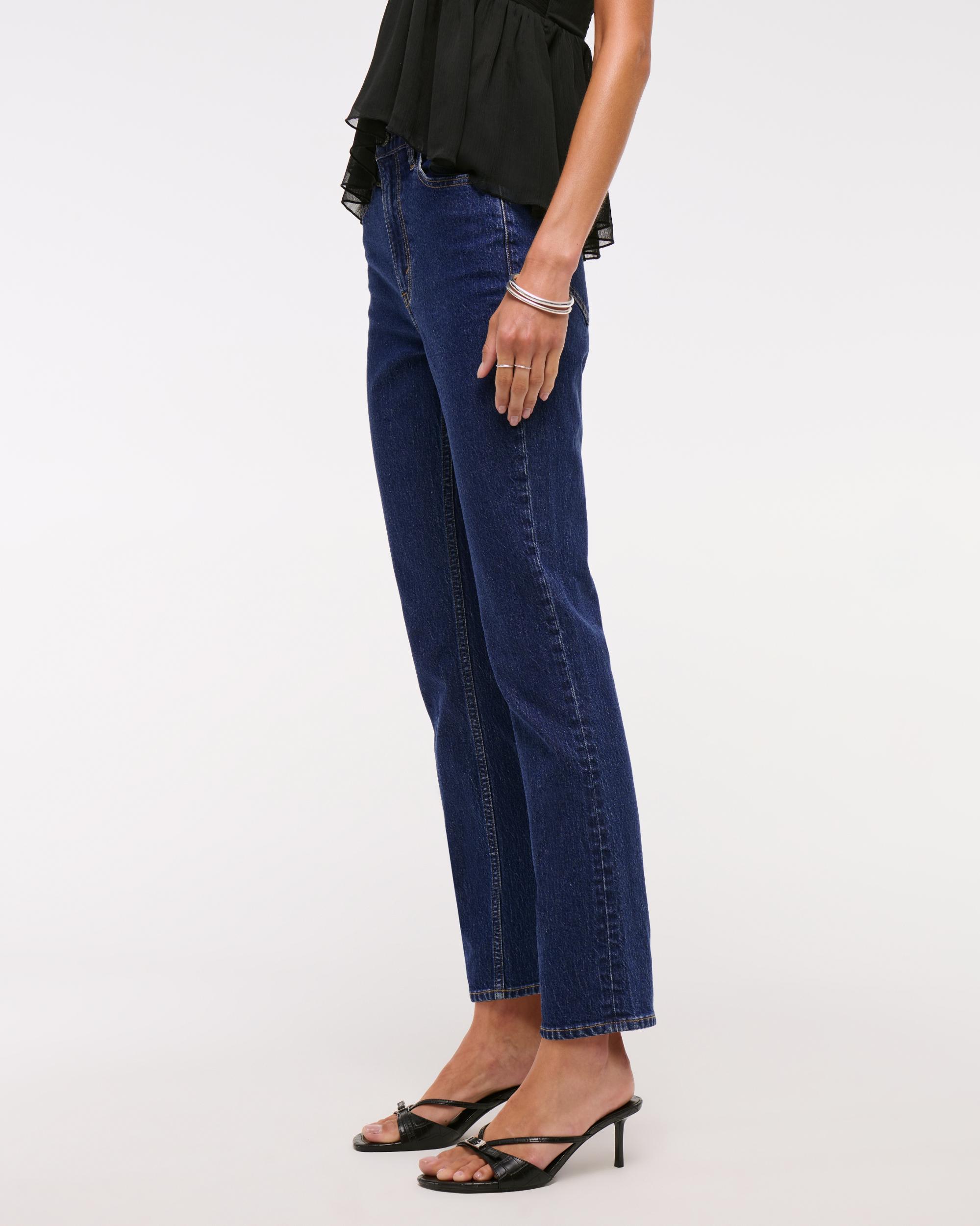 Ultra High Rise Ankle Straight Jean Product Image