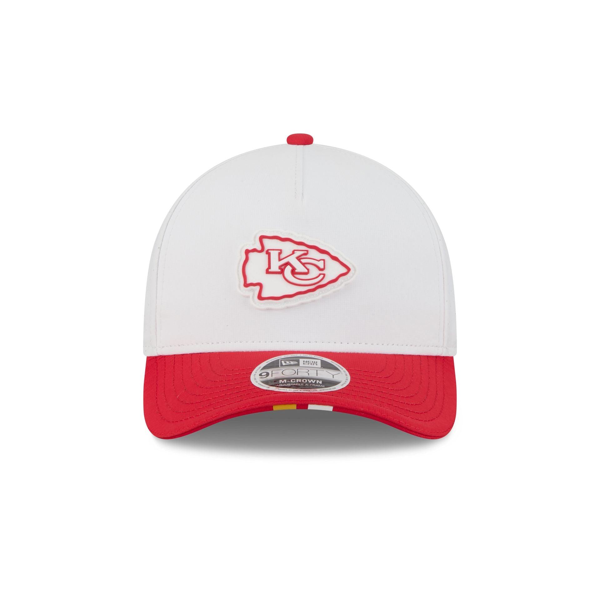 Kansas City Chiefs 2025 Training 9FORTY M-Crown A-Frame Snapback Hat Male Product Image