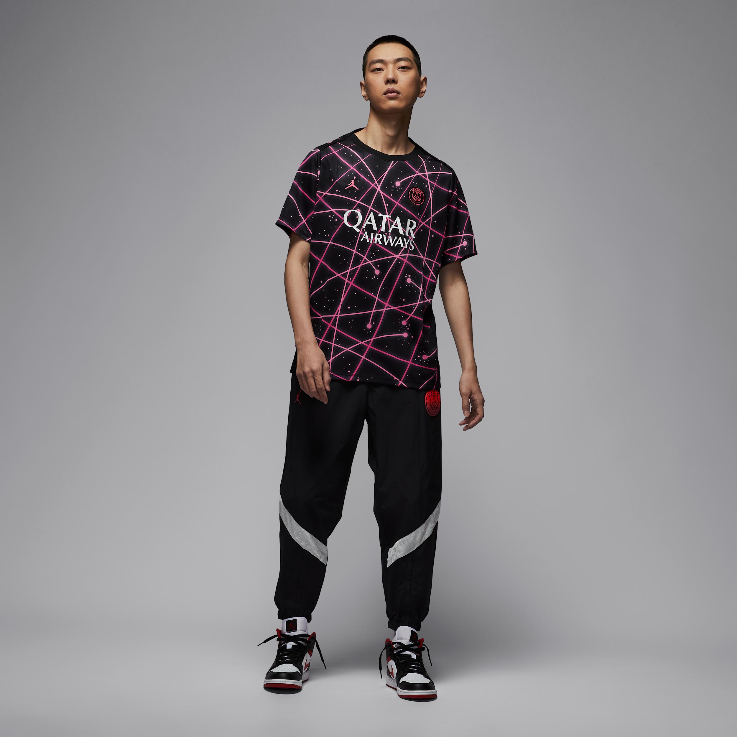 Paris Saint-Germain Academy Pro Nike Men's Dri-FIT Soccer Pre-Match Short-Sleeve Top Product Image