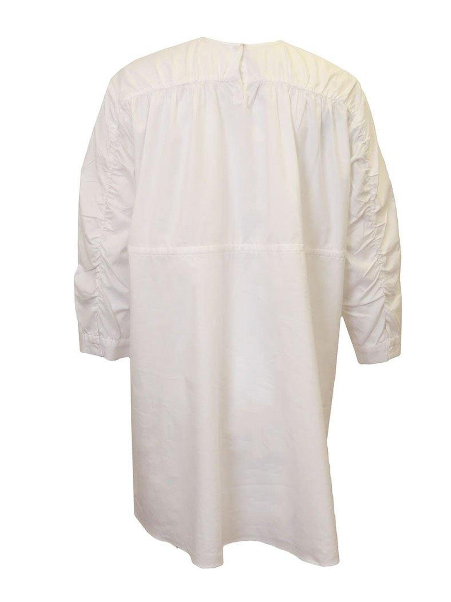 JNBY White Drawstring Waist Dress Product Image
