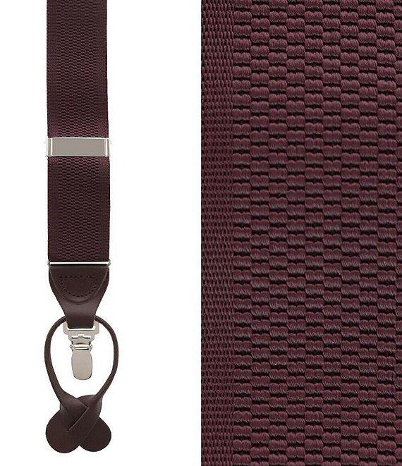 Trafalgar Classic Solid Color Convertible Suspenders Product Image