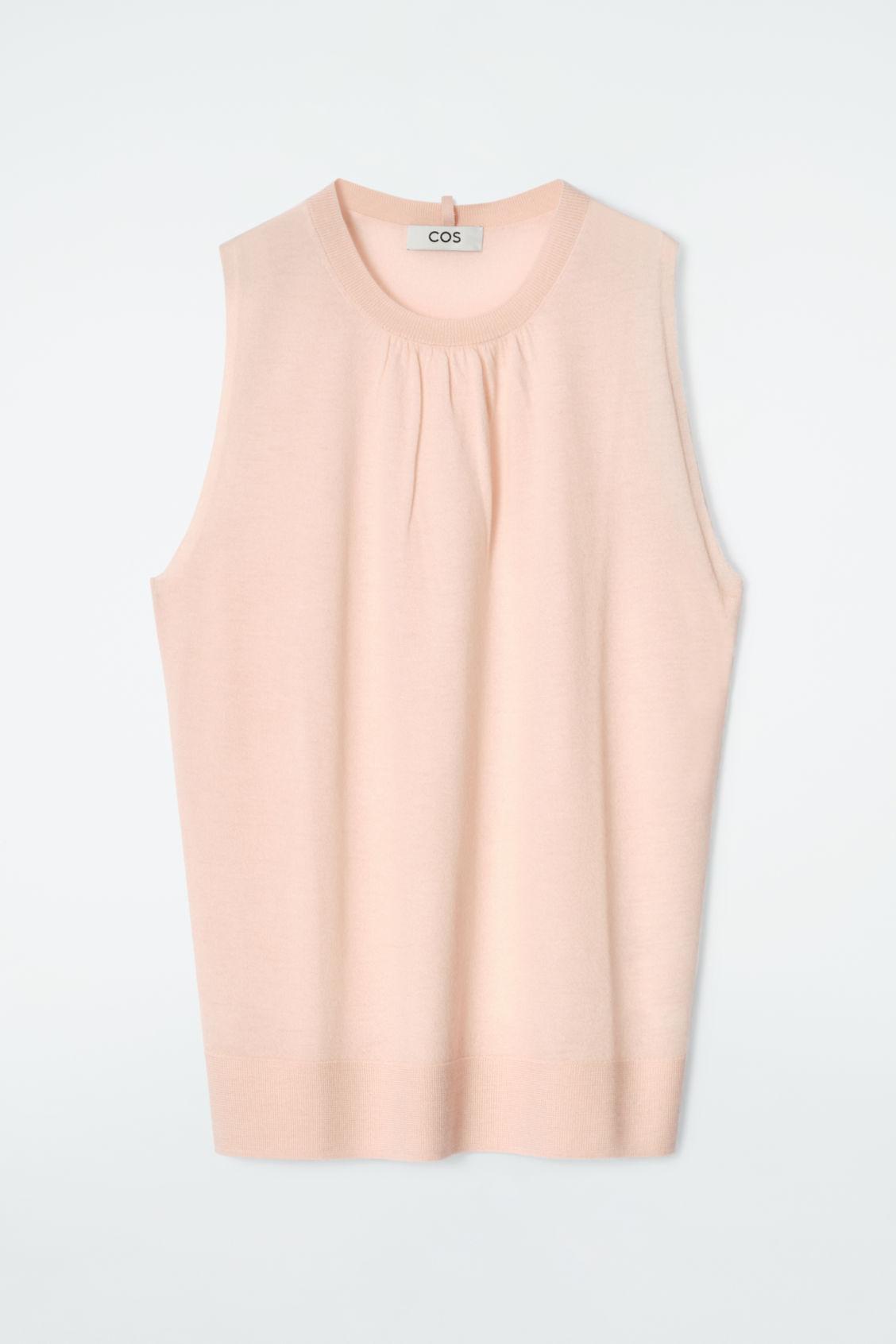 FINE CASHMERE VEST Product Image