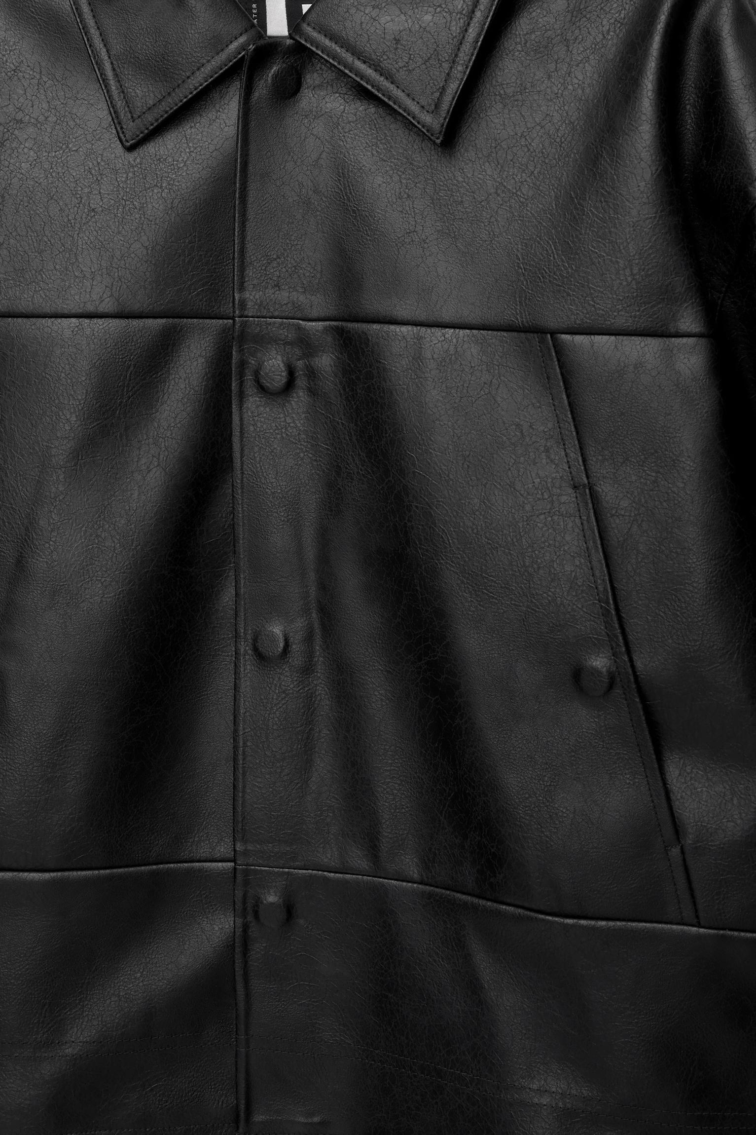 Faux leather jacket Product Image