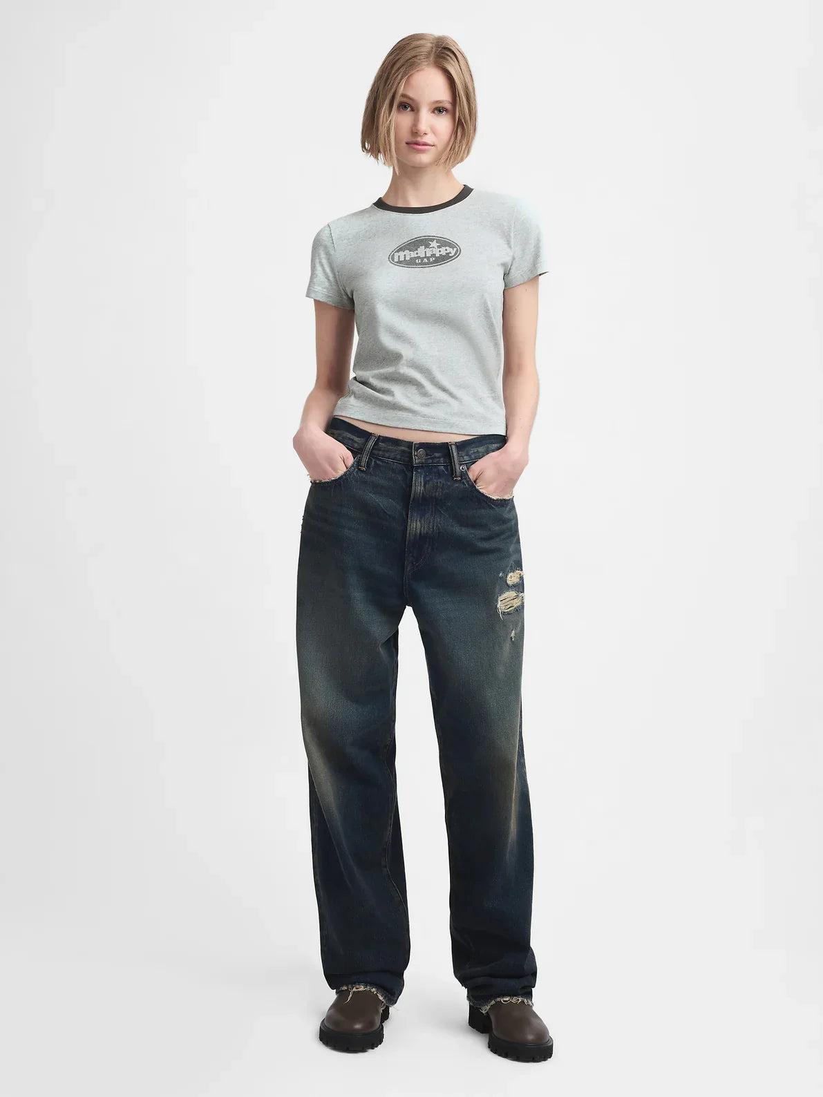 Gap x MadHappy Ringer Tee Female Product Image