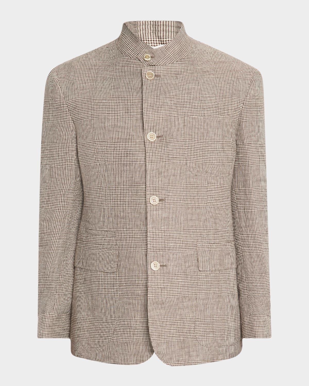Men's Linen Prince of Wales Cavendish Sport Coat Product Image