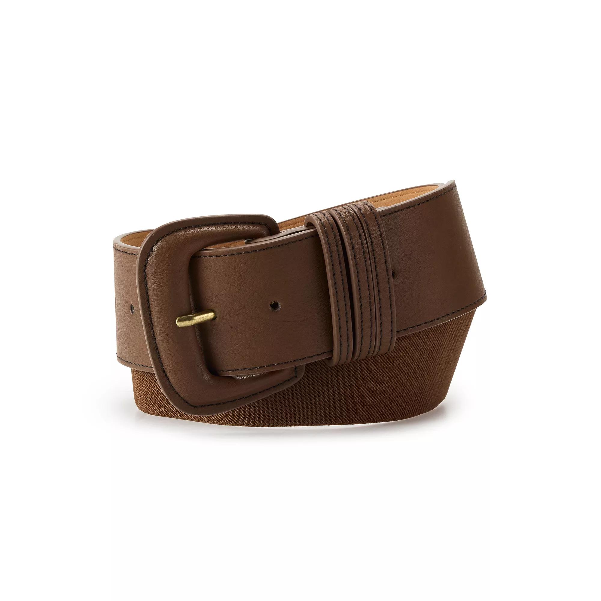 Women's Sonoma Goods For Life® Multi Keeper Stretch Belt, Size: Small-Medium, Brown Product Image