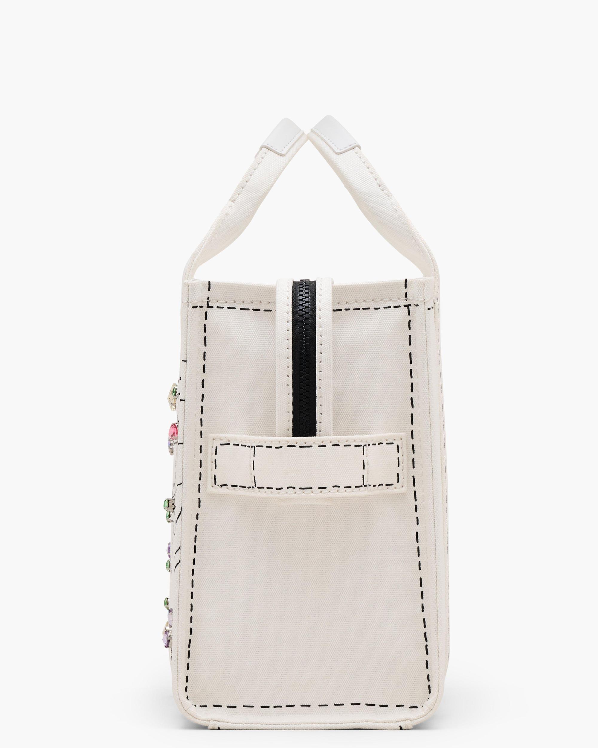 The Trompe L'Oeil Mani Canvas Medium Tote Bag Product Image