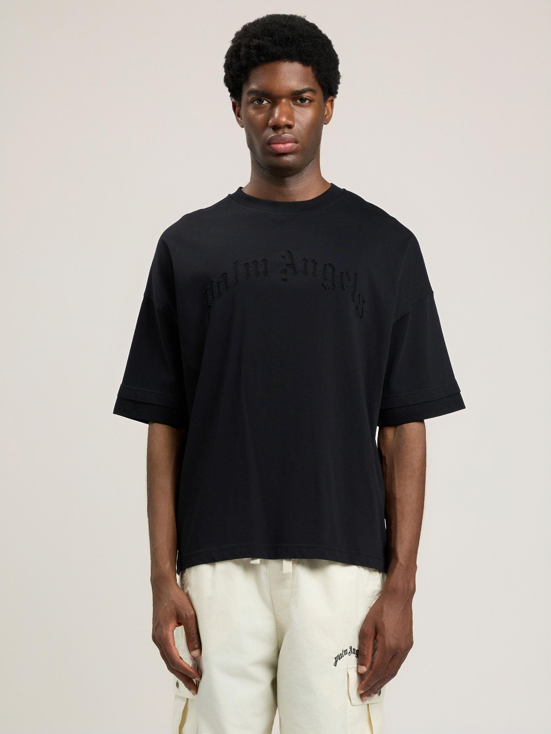 Curved Logo Loose Double T-Shirt Product Image