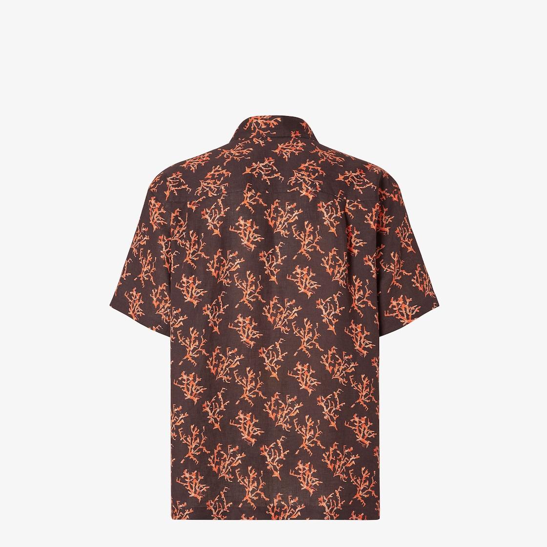 ShirtBrown linen shirt Product Image