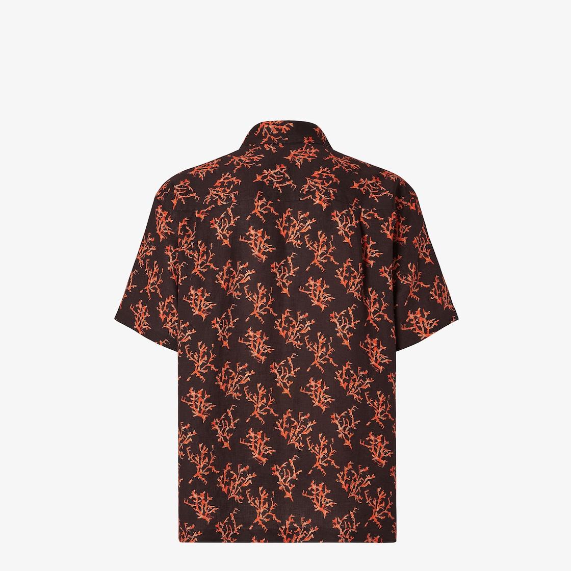 ShirtBrown linen shirt Product Image