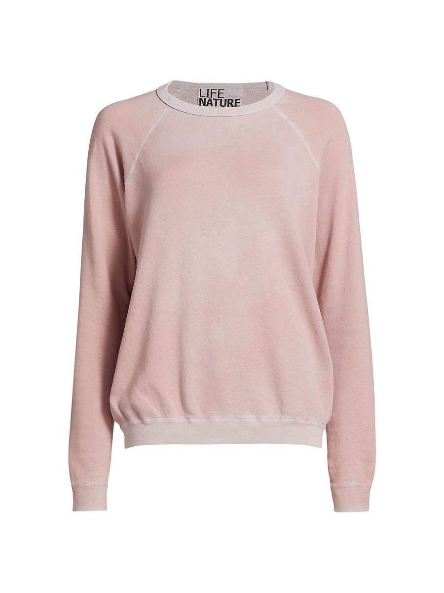 Womens Sunfade Cotton Sweatshirt Product Image