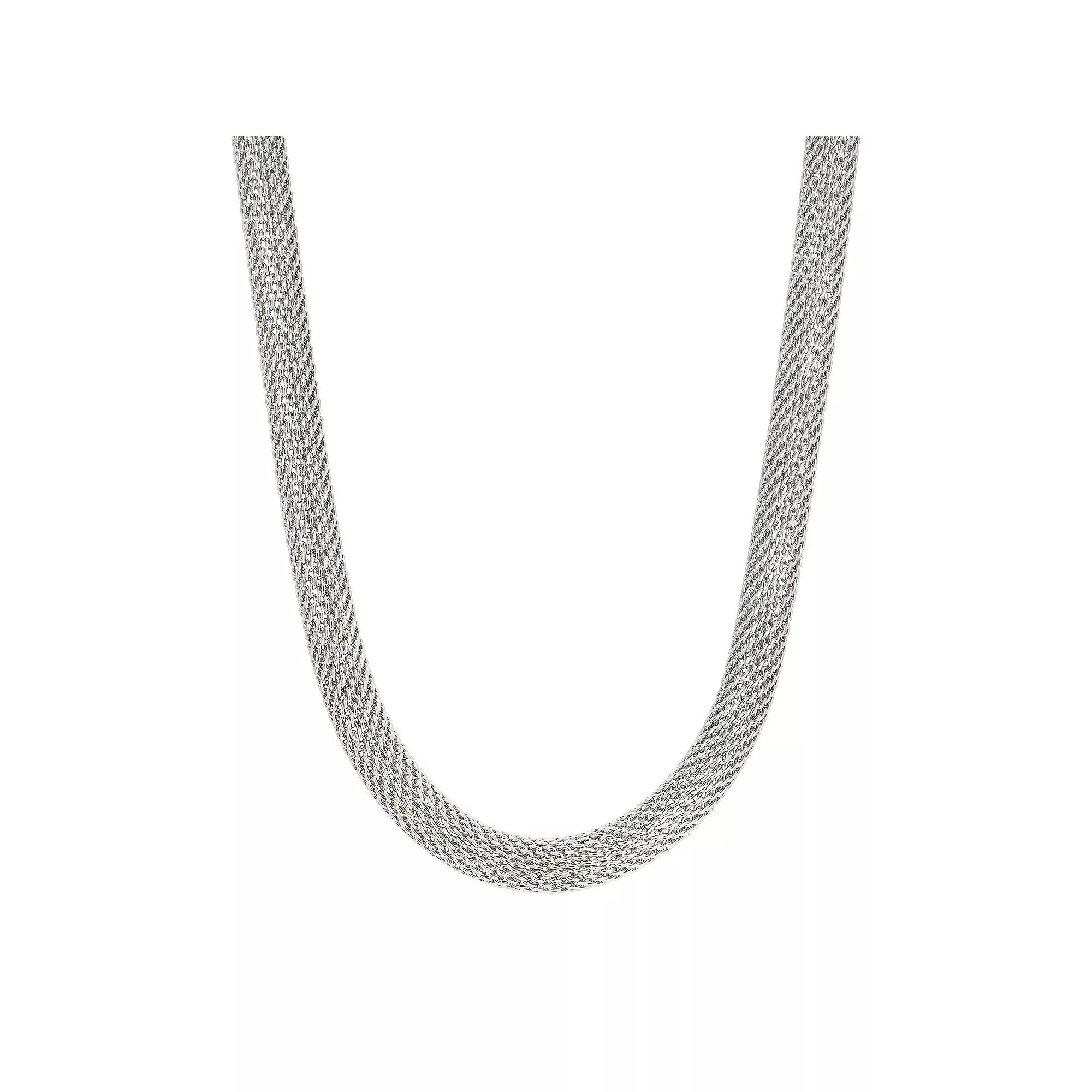 1928 Mesh Necklace, Women's, Silver Product Image