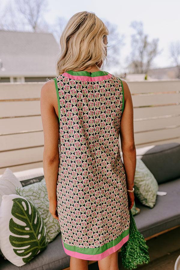 Sunkissed Moment Floral Mini Dress in Navy Product Image